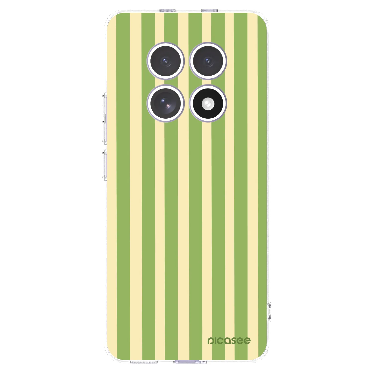 Picasee átlátszó szilikon tok az alábbi mobiltelefonokra Xiaomi Redmi Note 15 4G - Lines Matcha