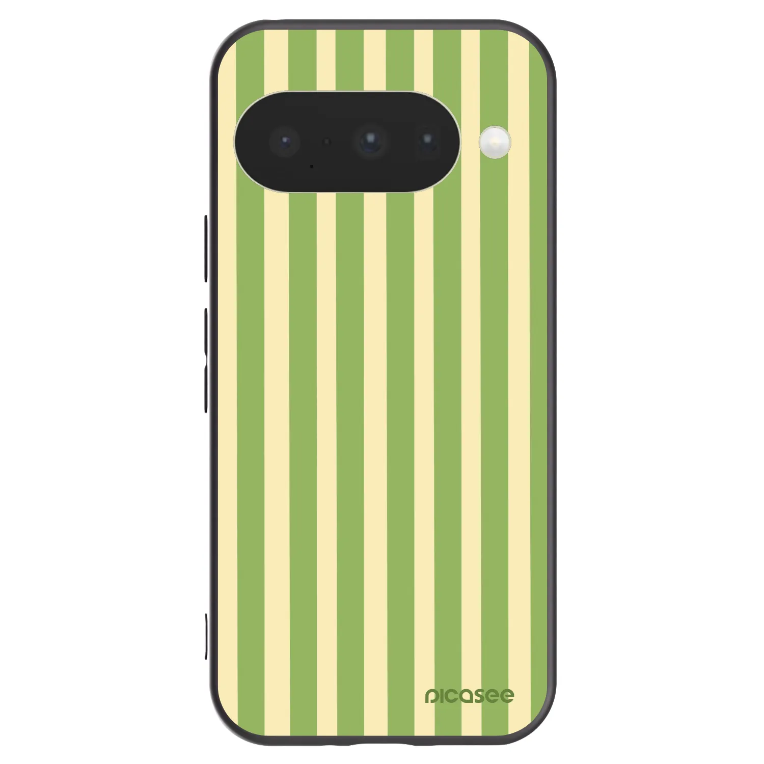 Picasee fekete szilikon tok az alábbi mobiltelefonokra Google Pixel 10 - Lines Matcha