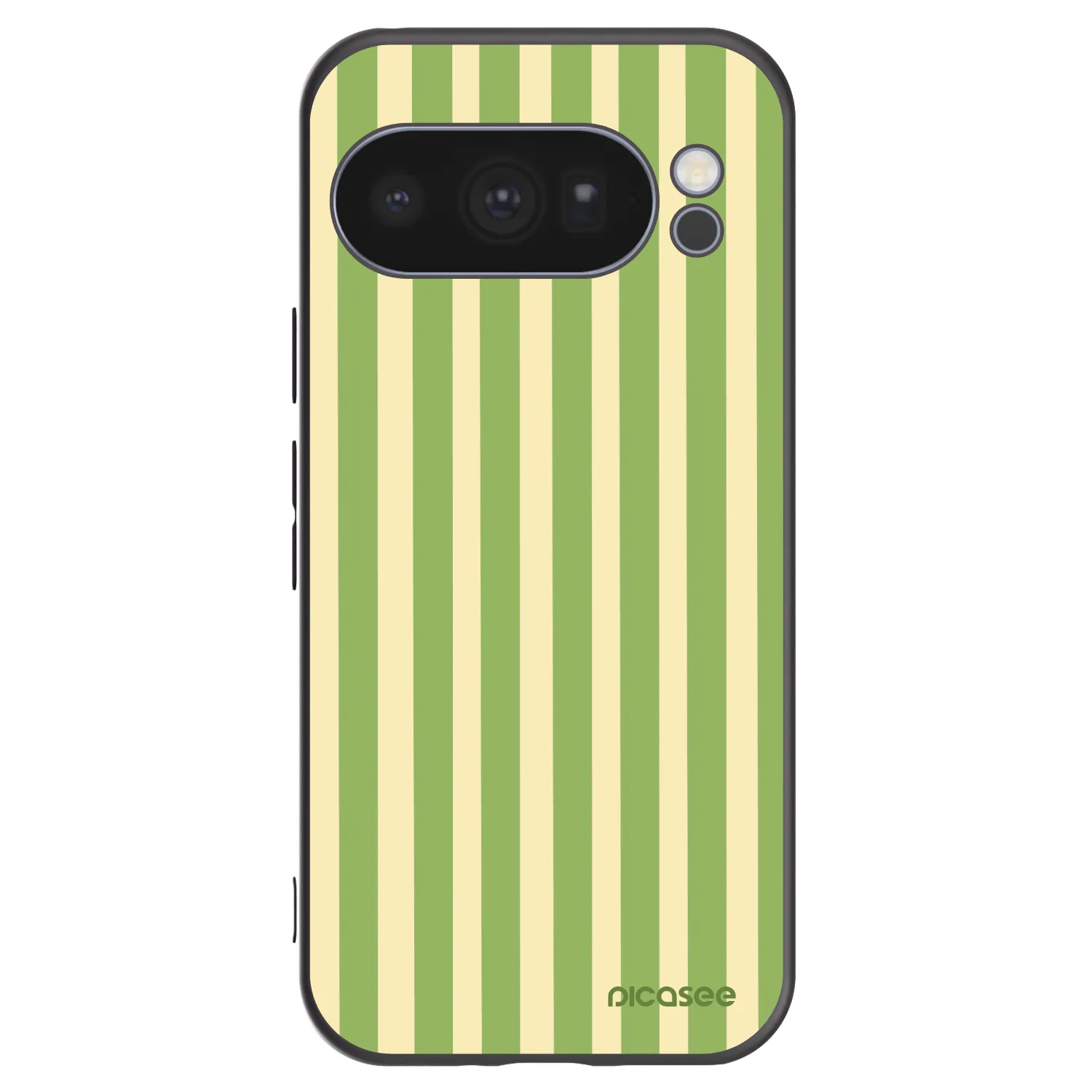 Picasee fekete szilikon tok az alábbi mobiltelefonokra Google Pixel 10 Pro - Lines Matcha