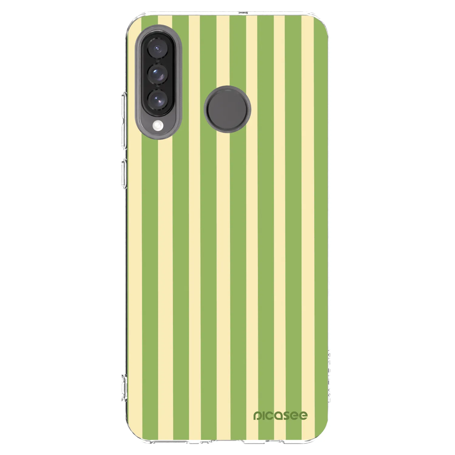 Picasee átlátszó szilikon tok az alábbi mobiltelefonokra Huawei P30 Lite - Lines Matcha