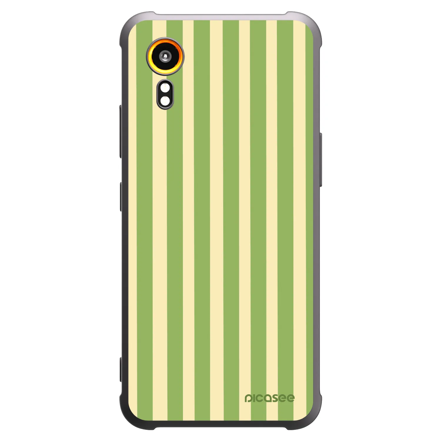 Picasee fekete szilikon tok az alábbi mobiltelefonokra Samsung Galaxy XCover 7 - Lines Matcha