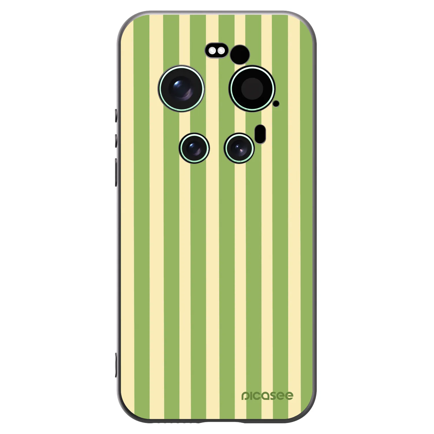 Picasee fekete szilikon tok az alábbi mobiltelefonokra Xiaomi 17 Ultra - Lines Matcha
