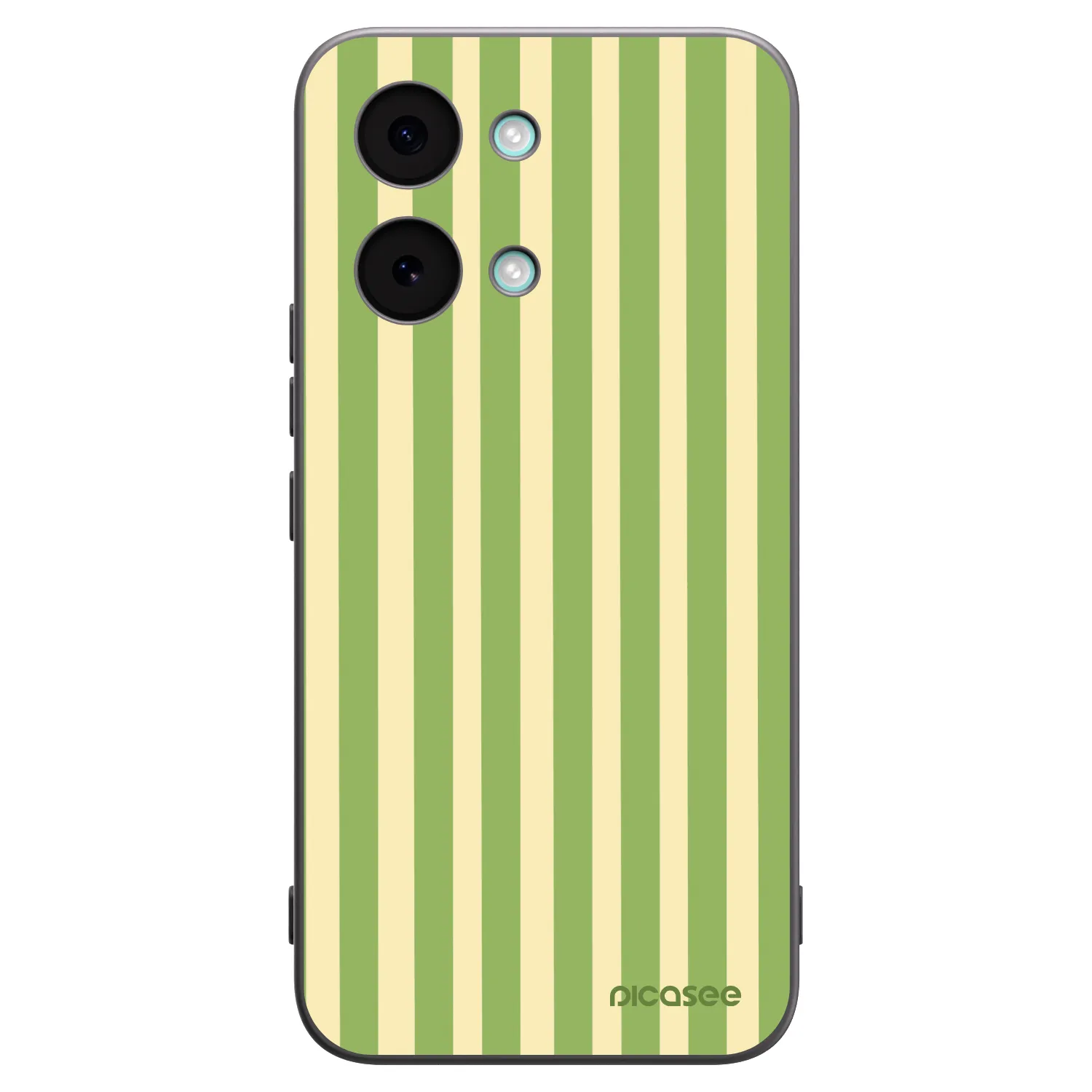Picasee fekete szilikon tok az alábbi mobiltelefonokra Xiaomi Poco X8 Pro Max - Lines Matcha