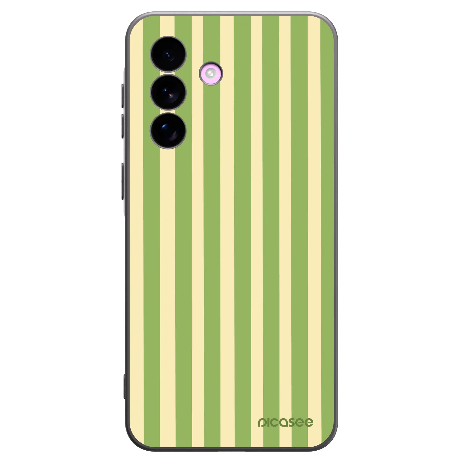 Picasee fekete szilikon tok az alábbi mobiltelefonokra Samsung Galaxy A57 5G - Lines Matcha