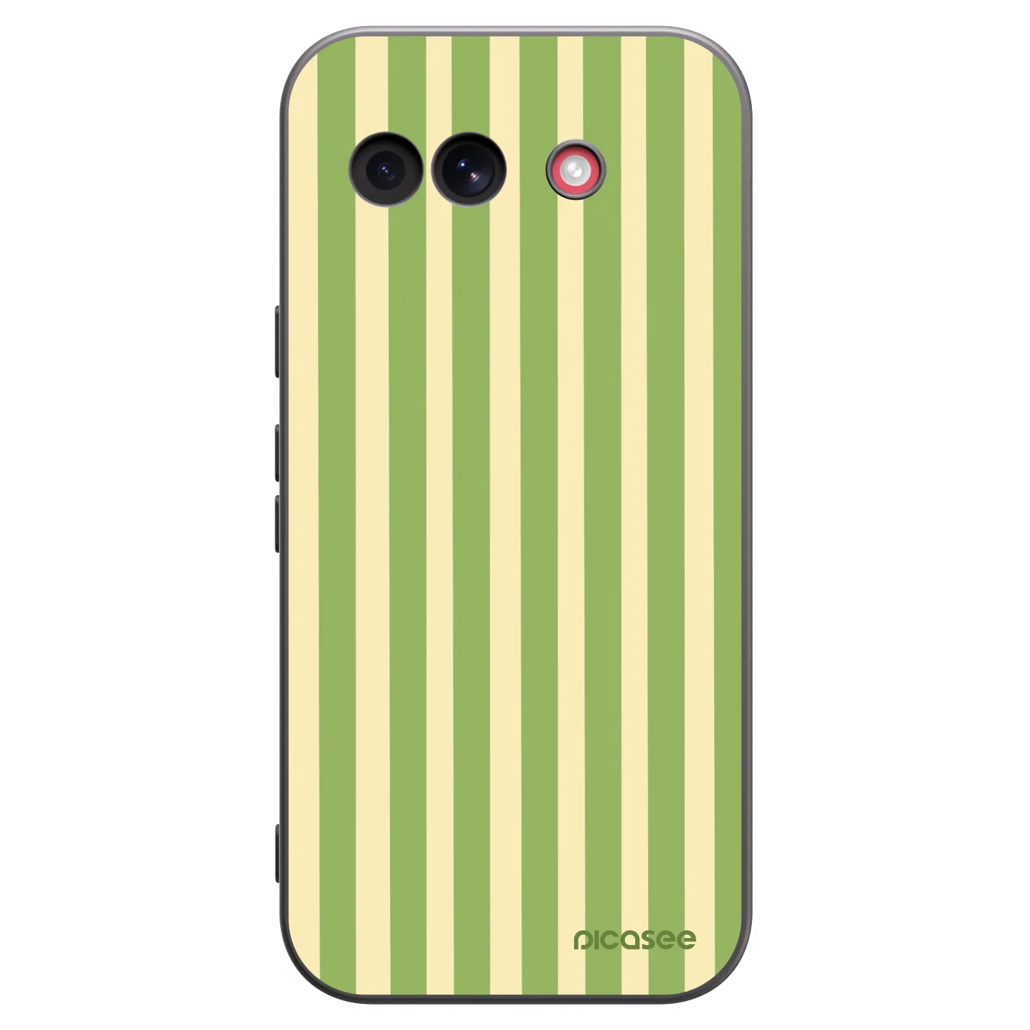 Picasee fekete szilikon tok az alábbi mobiltelefonokra Google Pixel 10a - Lines Matcha