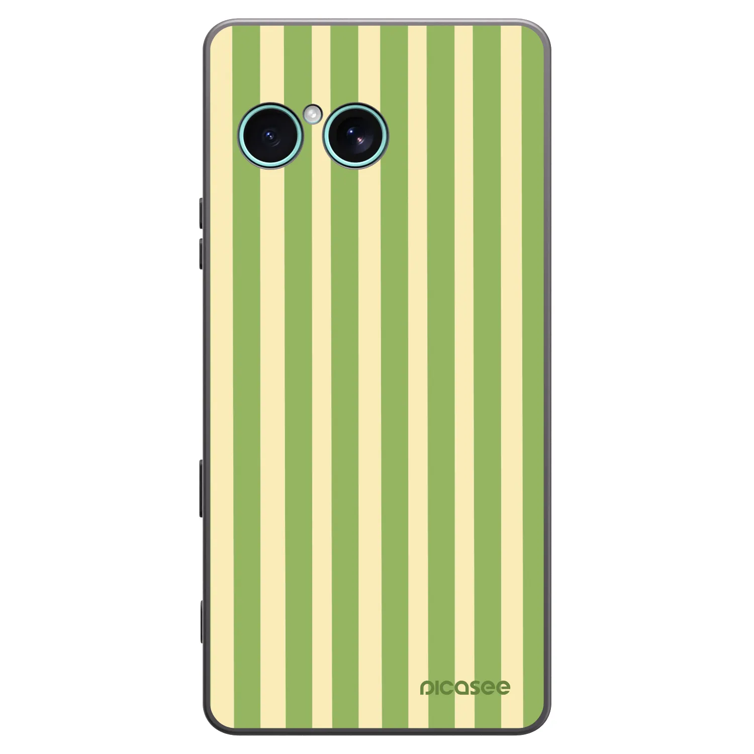 Picasee fekete szilikon tok az alábbi mobiltelefonokra Sony Xperia 10 VII - Lines Matcha
