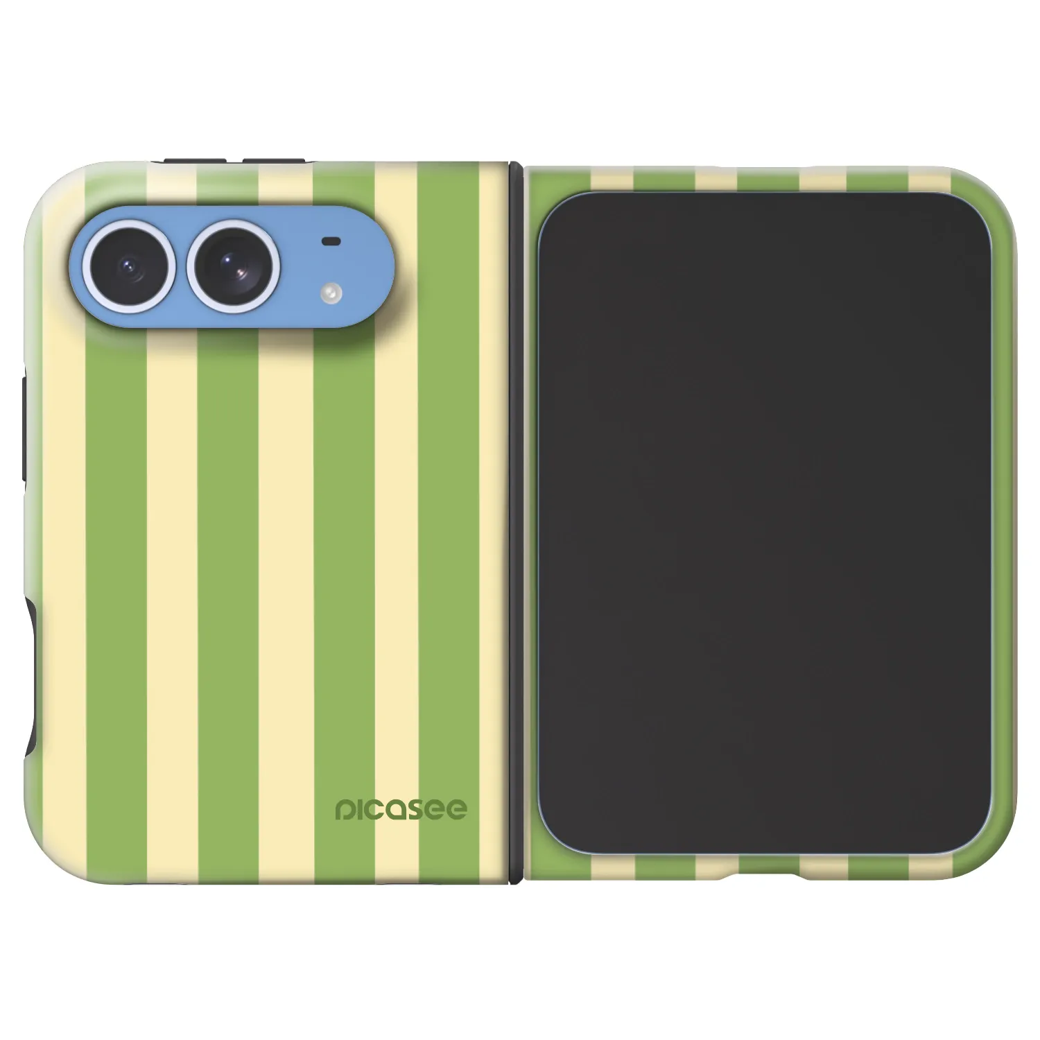 Picasee Fashion Case MagSafe Apple iPhone Duo - Lines Matcha
