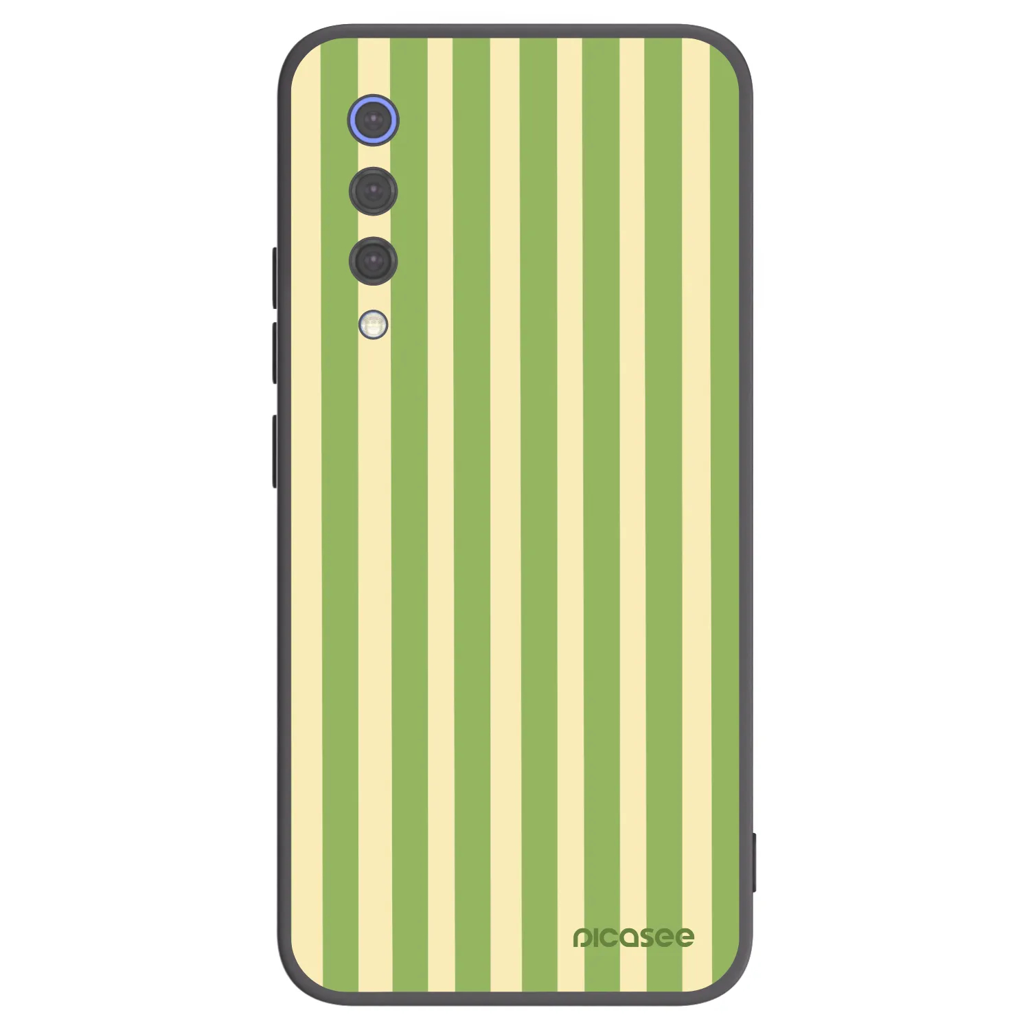 Picasee fekete szilikon tok az alábbi mobiltelefonokra Xiaomi Mi 9 SE - Lines Matcha
