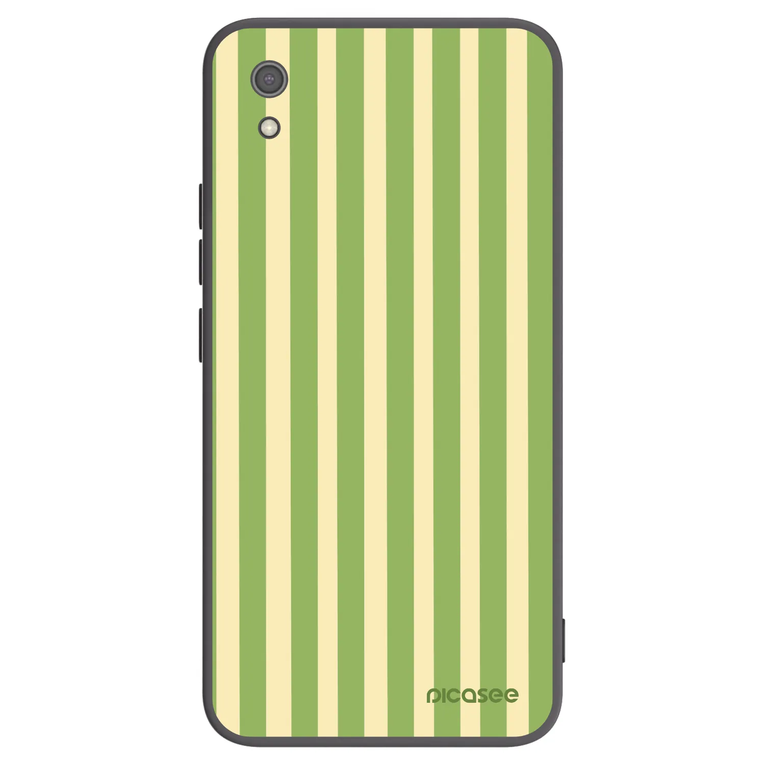 Picasee fekete szilikon tok az alábbi mobiltelefonokra Xiaomi Redmi 7A - Lines Matcha
