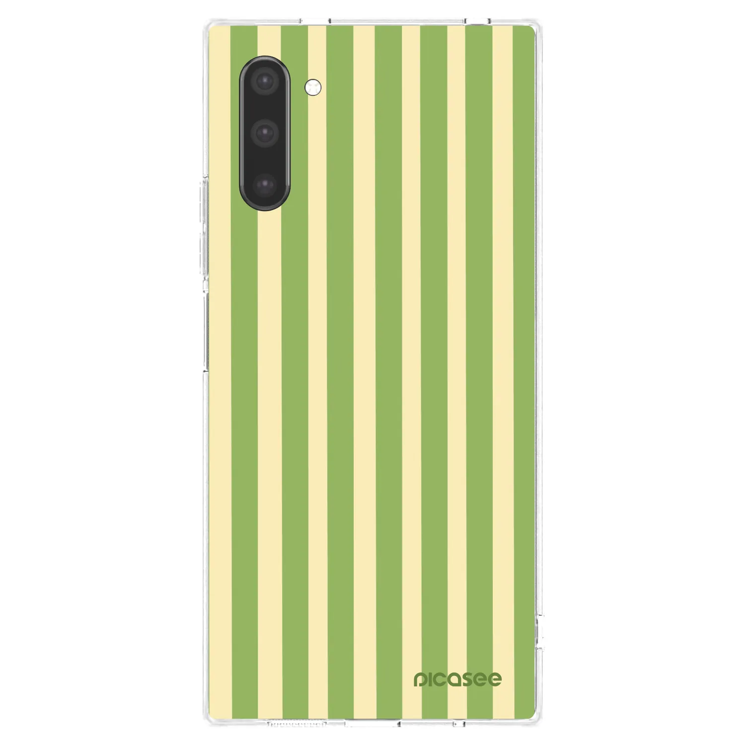 Picasee átlátszó szilikon tok az alábbi mobiltelefonokra Samsung Galaxy Note 10 N970F - Lines Matcha