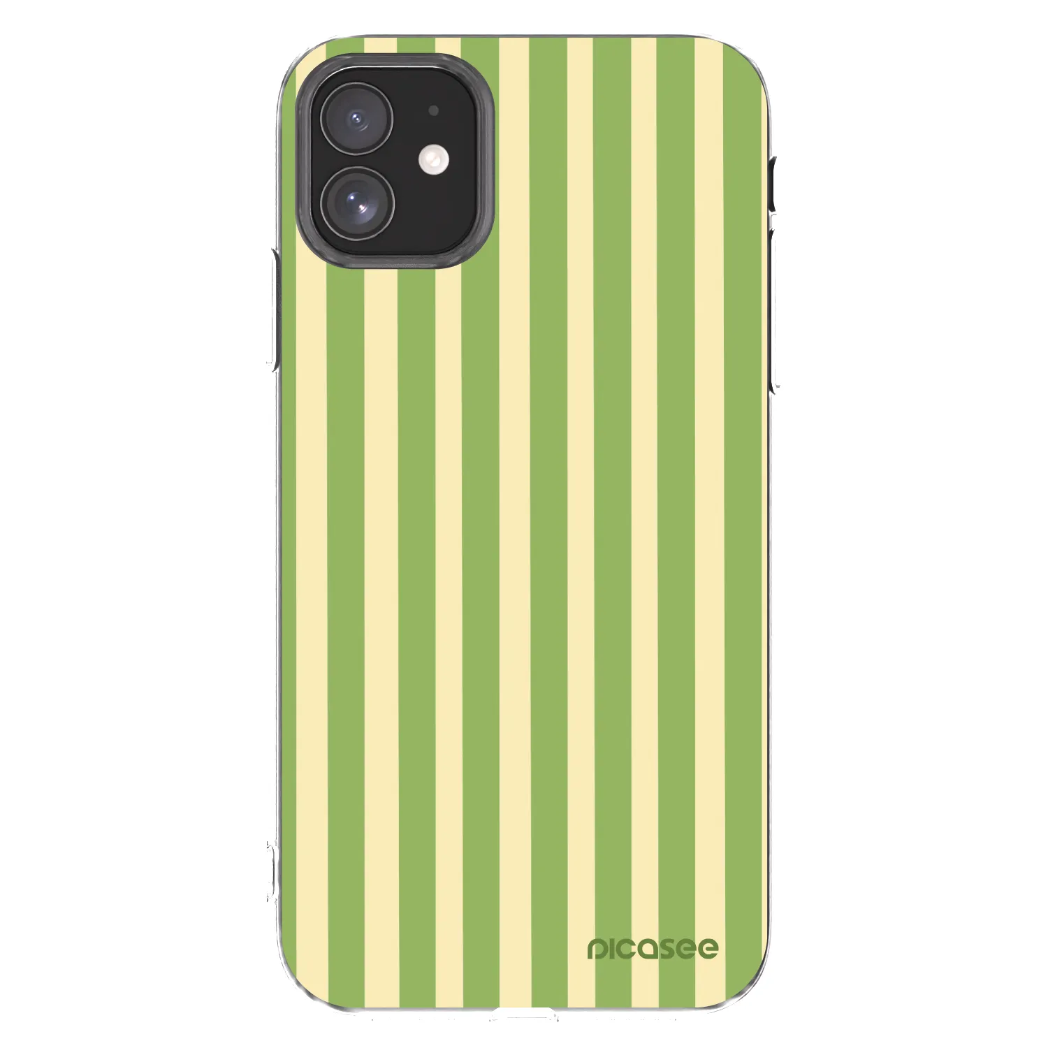 Picasee átlátszó szilikon tok az alábbi mobiltelefonokra Apple iPhone 11 - Lines Matcha