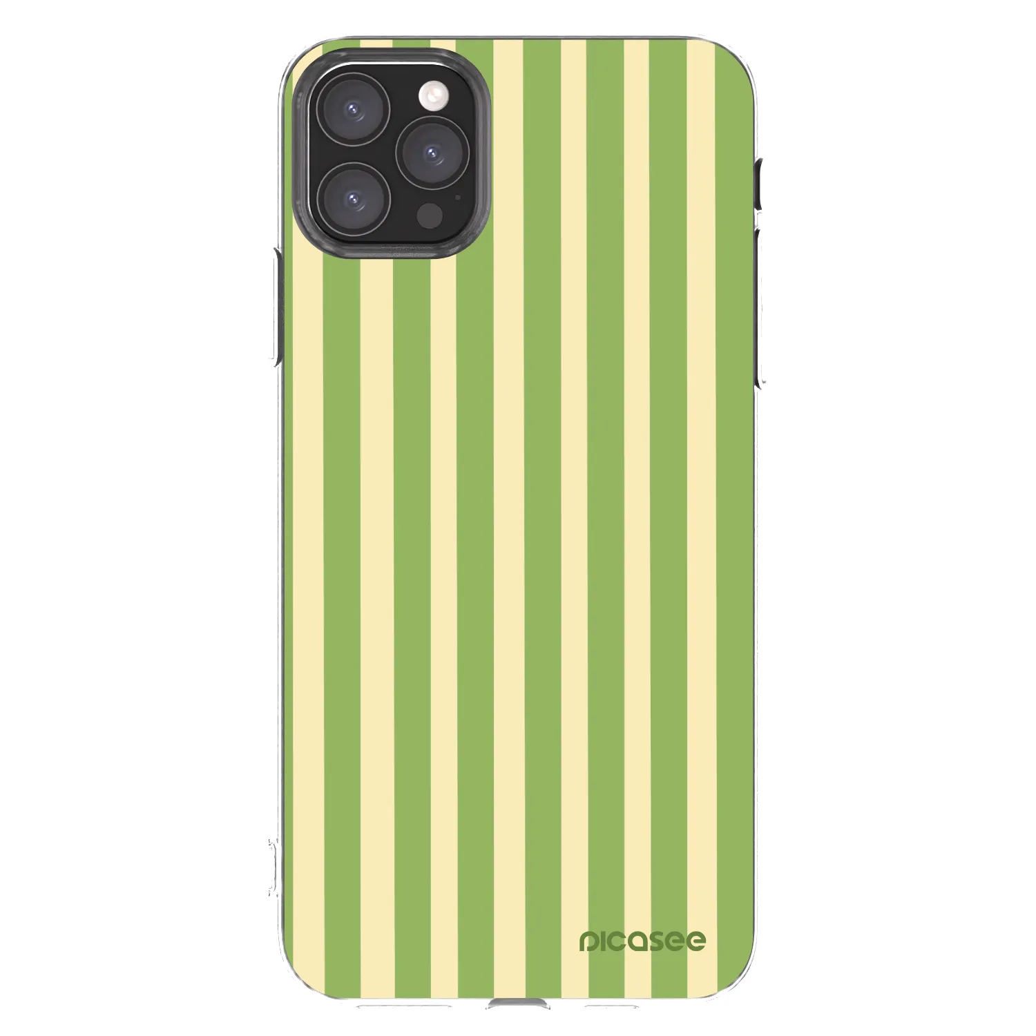 Picasee átlátszó szilikon tok az alábbi mobiltelefonokra Apple iPhone 11 Pro Max - Lines Matcha