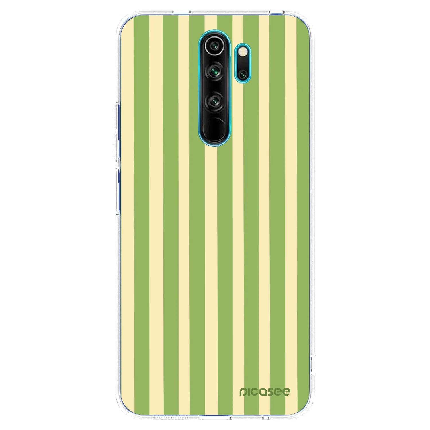 Picasee átlátszó szilikon tok az alábbi mobiltelefonokra Xiaomi Redmi Note 8 Pro - Lines Matcha