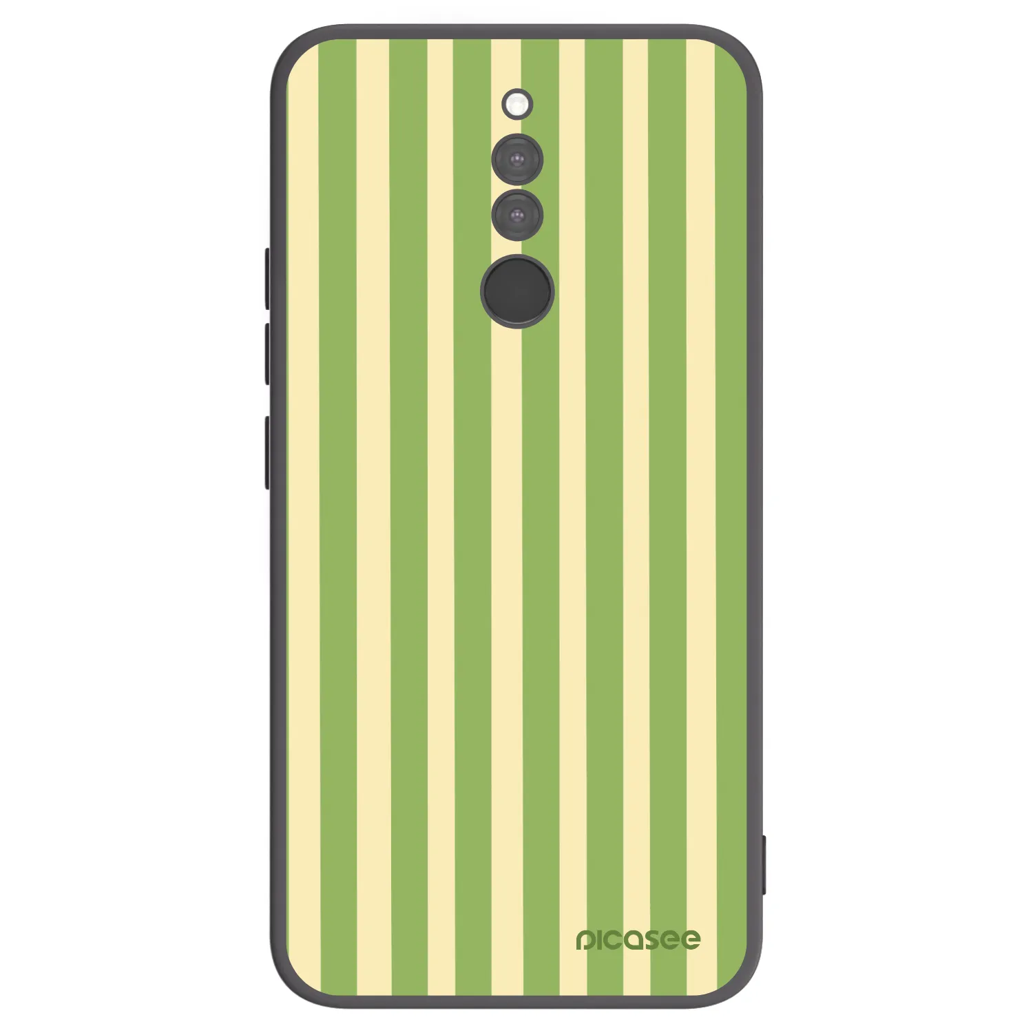 Picasee fekete szilikon tok az alábbi mobiltelefonokra Xiaomi Redmi 8 - Lines Matcha
