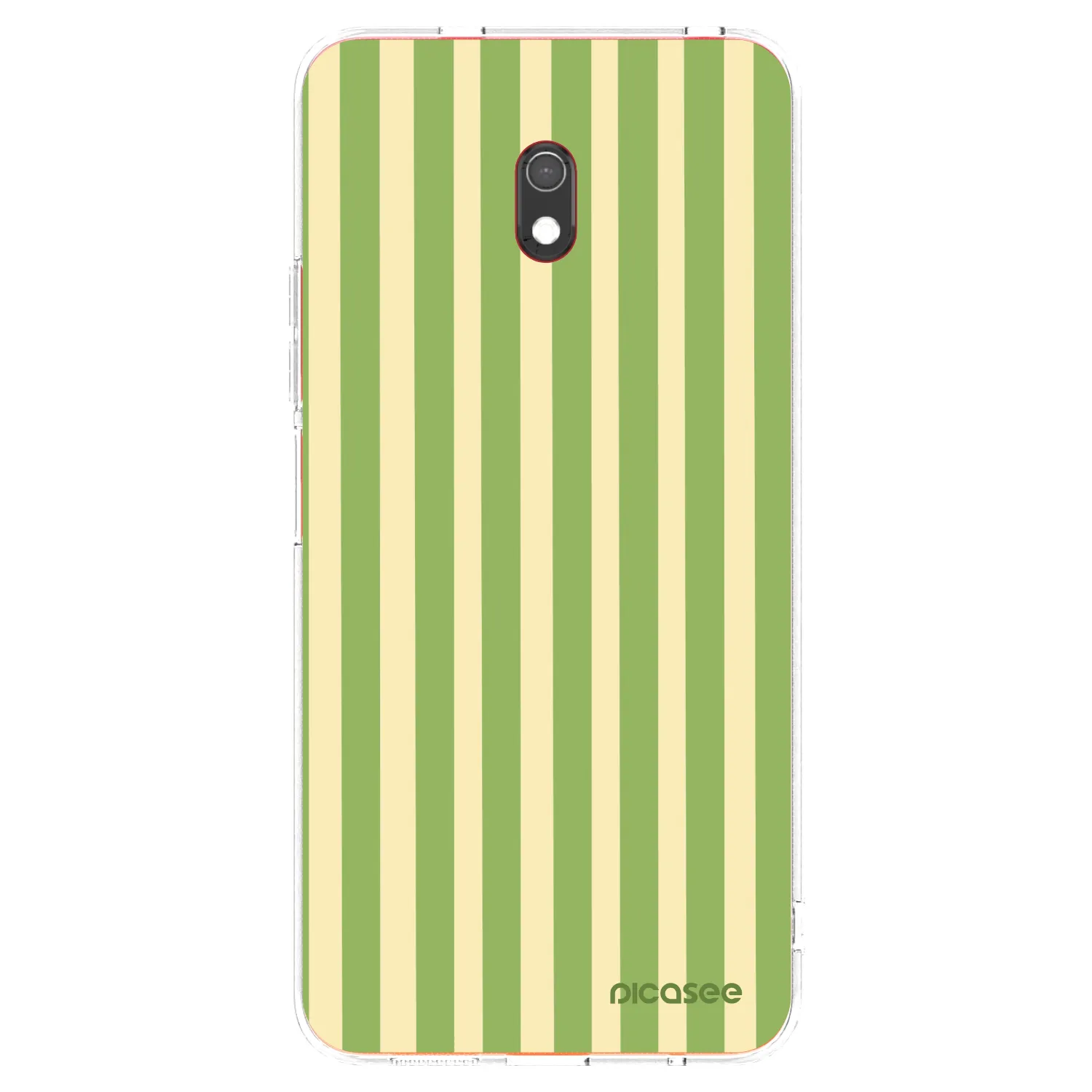 Picasee átlátszó szilikon tok az alábbi mobiltelefonokra Xiaomi Redmi 8A - Lines Matcha
