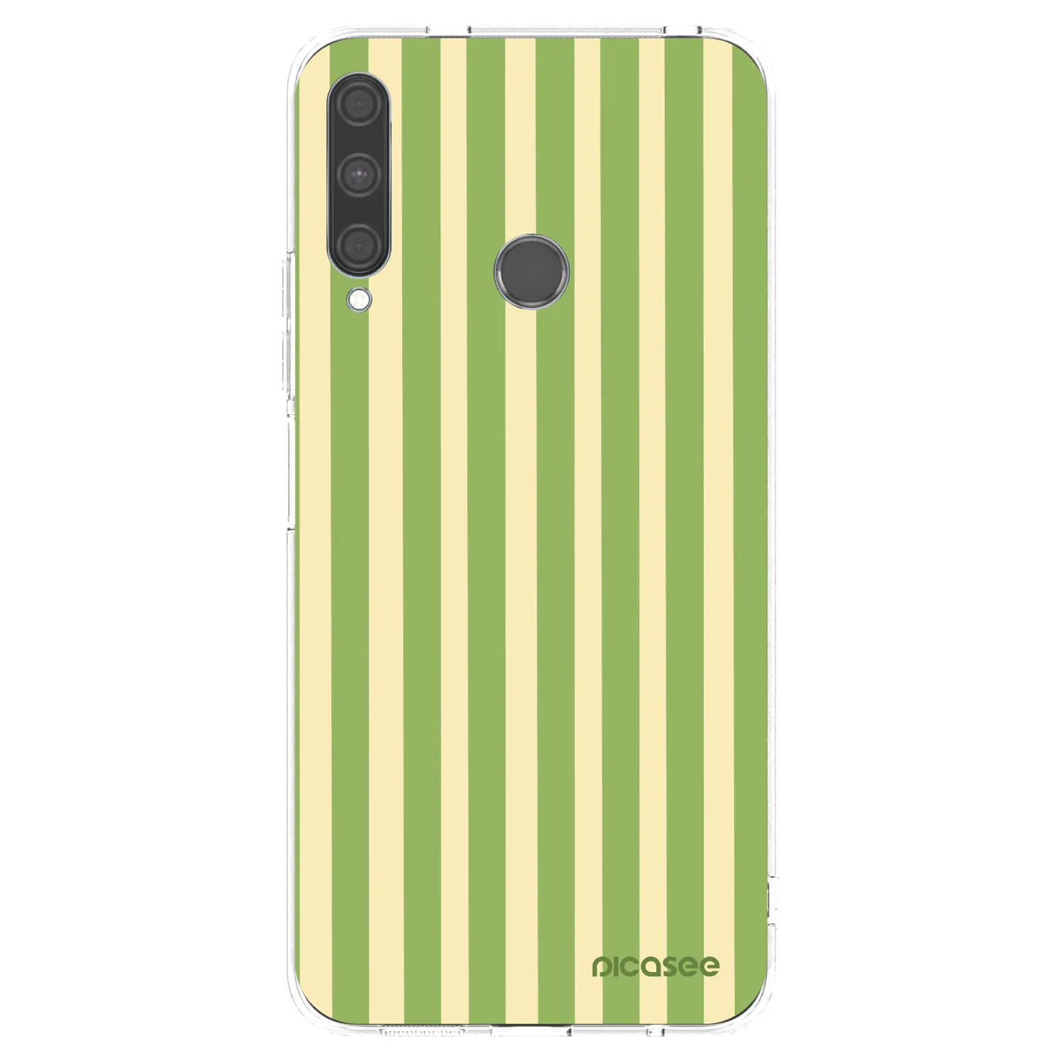 Picasee átlátszó szilikon tok az alábbi mobiltelefonokra Huawei P40 Lite E - Lines Matcha