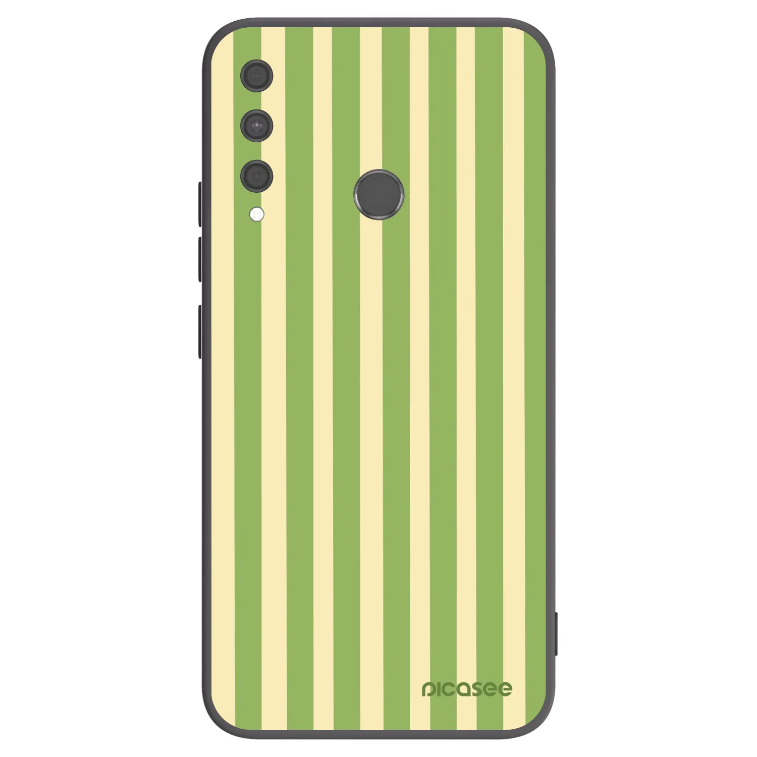 Picasee fekete szilikon tok az alábbi mobiltelefonokra Huawei P40 Lite E - Lines Matcha