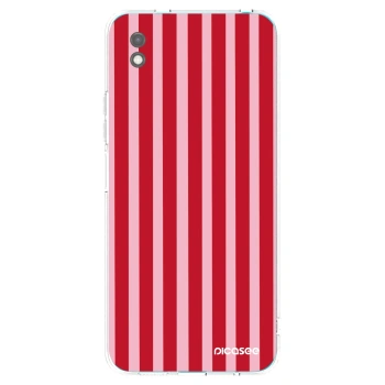 Picasee fekete szilikon tok az alábbi mobiltelefonokra Xiaomi Redmi 9A - Lines red