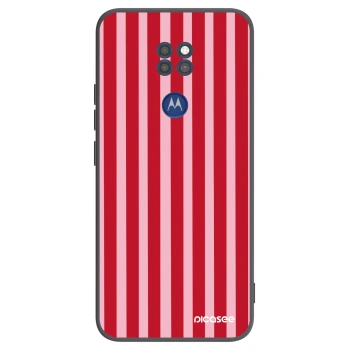 Tok az alábbi mobiltelefonokra Motorola Moto G9 Play - Lines red