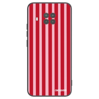 Picasee fekete szilikon tok az alábbi mobiltelefonokra Xiaomi Mi 10T Lite - Lines red