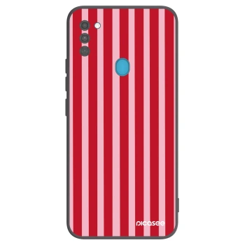Tok az alábbi mobiltelefonokra Samsung Galaxy M11 - Lines red
