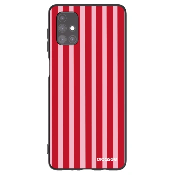 Tok az alábbi mobiltelefonokra Samsung Galaxy M51 M515F - Lines red