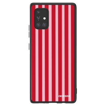 Picasee ULTIMATE CASE Samsung Galaxy A71 A715F - készülékre - Lines red