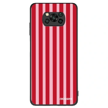Szilikon tok erre a típusra Xiaomi Poco X3 - Lines red