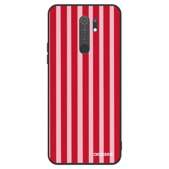 Szilikon tok erre a típusra Xiaomi Redmi 9 - Lines red