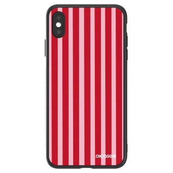 Picasee ULTIMATE CASE Apple iPhone XS Max - készülékre - Lines red