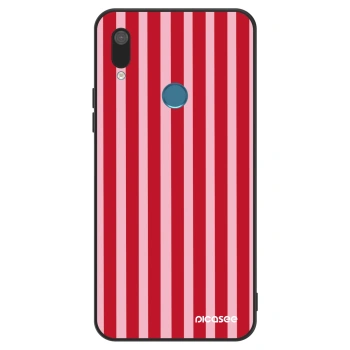 Szilikon tok erre a típusra Huawei Y7 2019 - Lines red