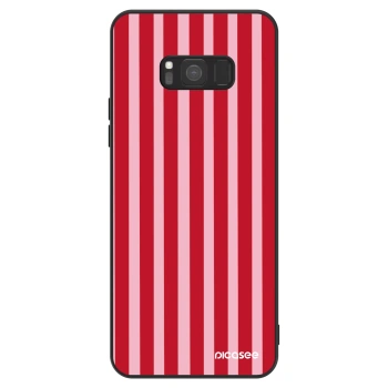 Szilikon tok erre a típusra Samsung Galaxy S8 G950F - Lines red