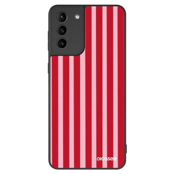 Szilikon tok erre a típusra Samsung Galaxy S21+ 5G G996F - Lines red