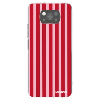 Picasee fekete szilikon tok az alábbi mobiltelefonokra Xiaomi Poco X3 Pro - Lines red