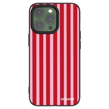 Picasee fekete szilikon tok az alábbi mobiltelefonokra Apple iPhone 13 Pro - Lines red