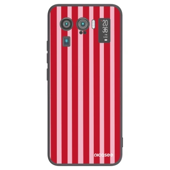 Picasee fekete szilikon tok az alábbi mobiltelefonokra Xiaomi Mi 11 Ultra - Lines red