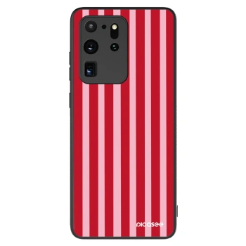 Szilikon tok erre a típusra Samsung Galaxy S20 Ultra 5G G988F - Lines red