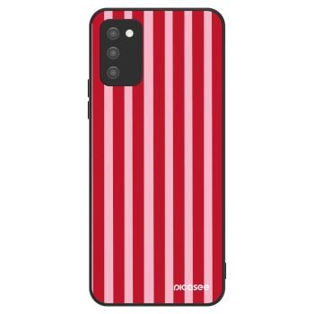 Szilikon tok erre a típusra Samsung Galaxy A02s A025G - Lines red