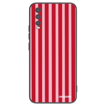 Tok az alábbi mobiltelefonokra Vivo Y20s - Lines red