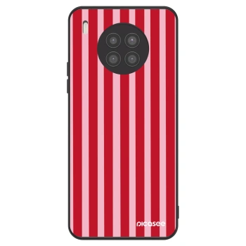 Szilikon tok erre a típusra Huawei Nova 8i - Lines red