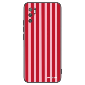 Picasee fekete szilikon tok az alábbi mobiltelefonokra Xiaomi Poco M3 Pro 5G - Lines red
