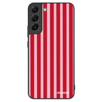 Szilikon tok erre a típusra Samsung Galaxy S22+ 5G - Lines red
