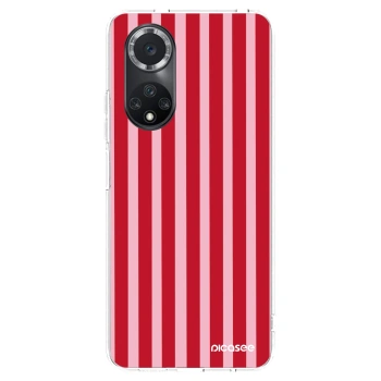 Picasee átlátszó szilikon tok az alábbi mobiltelefonokra Huawei Nova 9 SE - Lines red