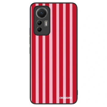 Szilikon tok erre a típusra Xiaomi 12 Lite - Lines red