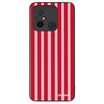 Szilikon tok erre a típusra Xiaomi Redmi 12C - Lines red