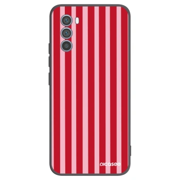Tok az alábbi mobiltelefonokra Motorola Moto G62 - Lines red