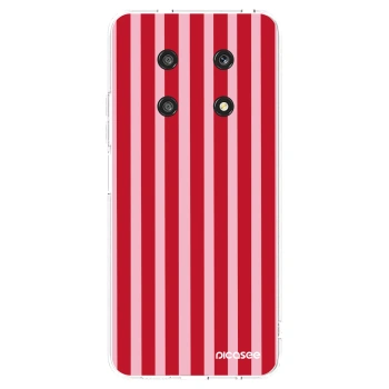 Picasee átlátszó szilikon tok az alábbi mobiltelefonokra Honor Magic4 Lite 5G - Lines red
