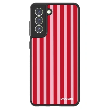 Picasee ULTIMATE CASE PowerShare Samsung Galaxy S21 FE 5G - készülékre - Lines red
