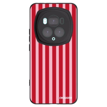 Picasee fekete szilikon tok az alábbi mobiltelefonokra Honor Magic6 Pro - Lines red