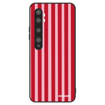 Szilikon tok erre a típusra Xiaomi Mi Note 10 (Pro) - Lines red